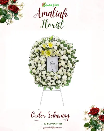 Krans Bunga Duka Cita di Kedunguter